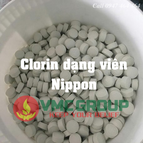 CLORIN NIPPON dạng viên - Hóa Chất Việt Mỹ - Công Ty CP Khoa Học Công Nghệ Việt Mỹ